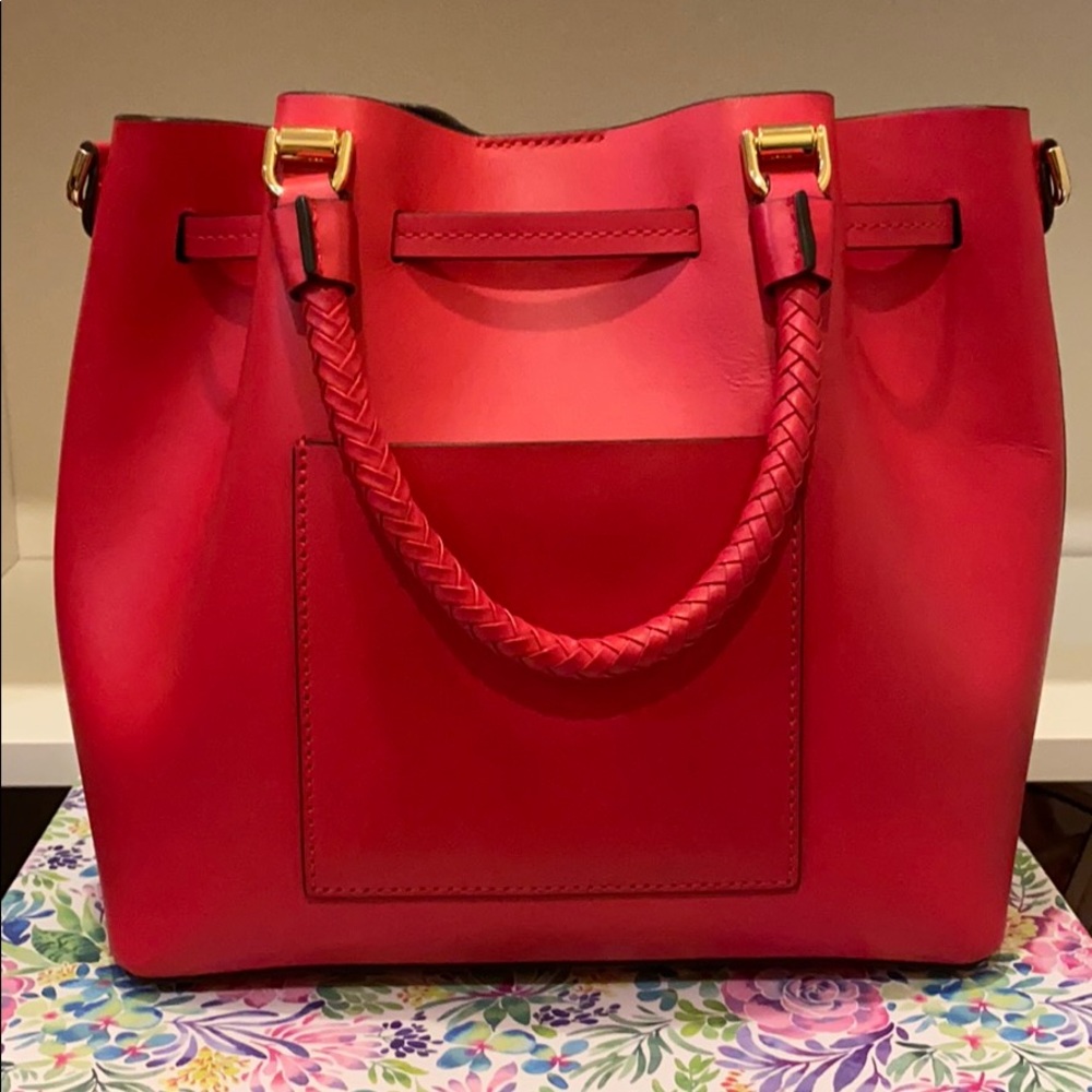 SOLD Michael Kors Blakely Bucket Bag HOT PINK - Picture 7 of 15
